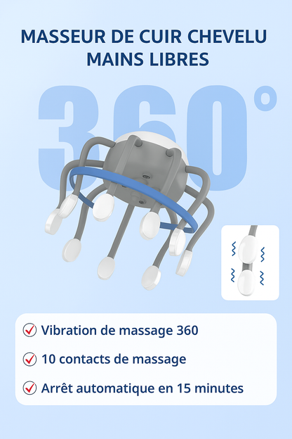 Masseur de tête portable
