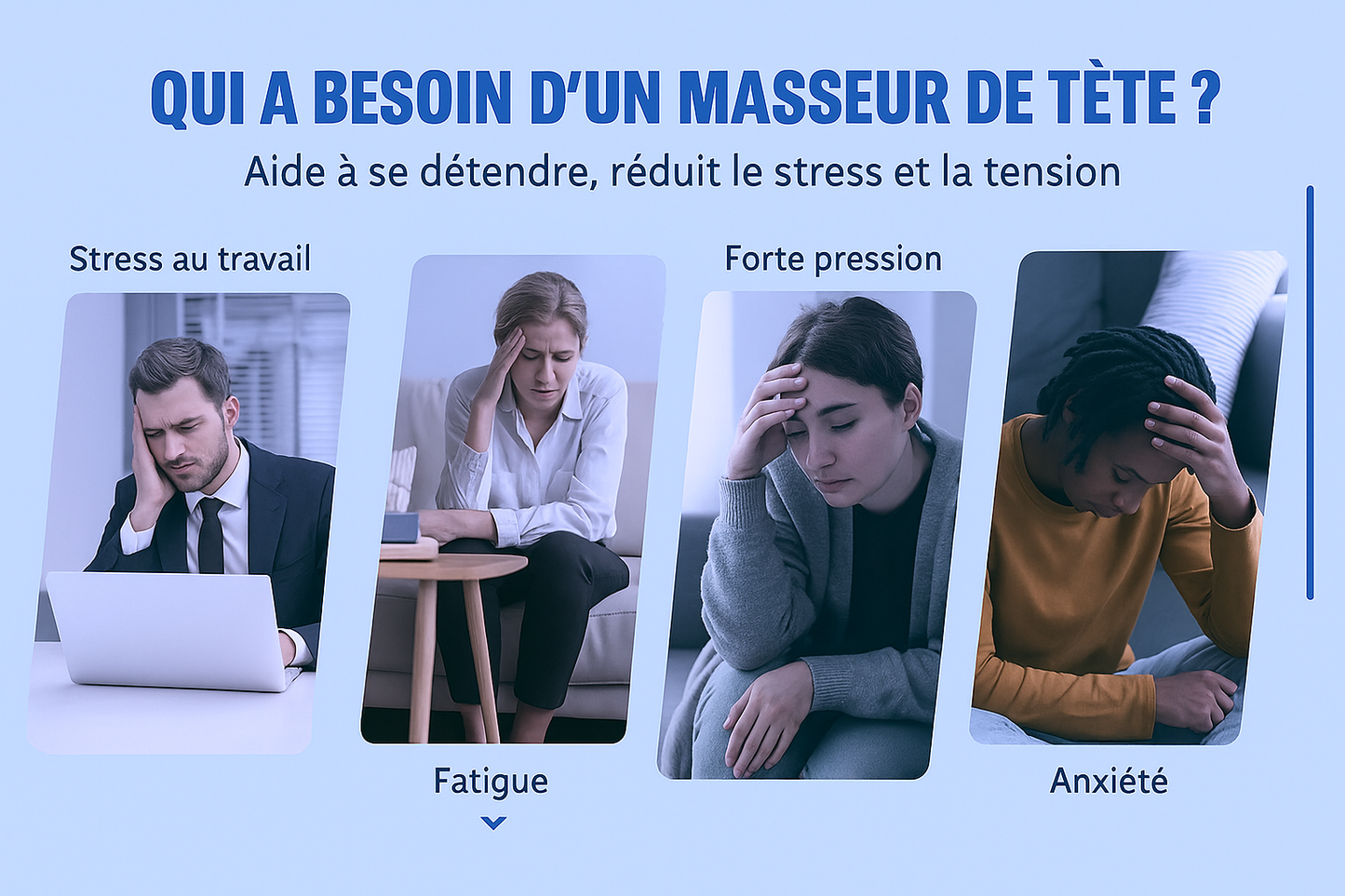 Masseur de tête portable